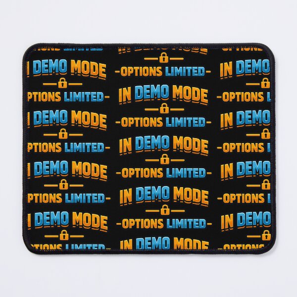 Item preview, In Demo Mode Options Limited Funny Gaming Quote designed and sold by TeeTimeTreasure.