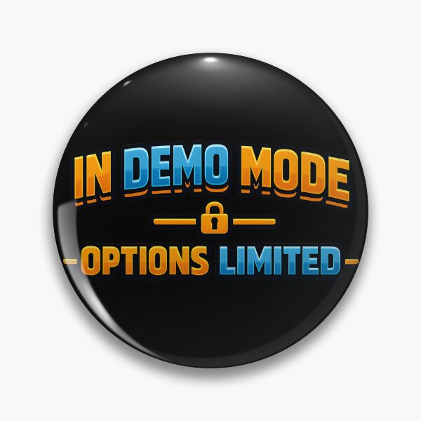 Item preview, In Demo Mode Options Limited Funny Gaming Quote designed and sold by TeeTimeTreasure.