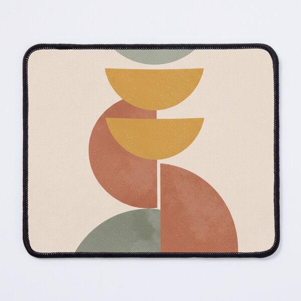 Item preview, Earthbound Equilibrium Mid-Century Modern Abstract designed and sold by TheDenimArt.