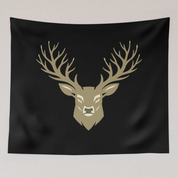 Item preview, Minimalist Elegant Stag Deer Head Line Art designed and sold by Inkfino.