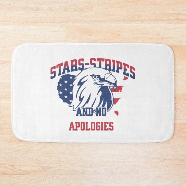 Item preview, Stars Stripes and No Apologies Vintage Eagle 4th of July T-Shirt designed and sold by CurlyDogDesigns.