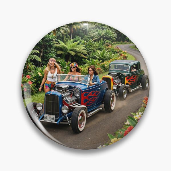 Item preview, HOT RODS IN HAWAI 1969 designed and sold by VERYOLDROAD BY AXTON BROWNING .
