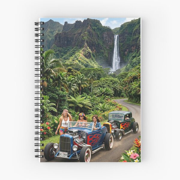 Item preview, HOT RODS EN HAWAI 1969 designed and sold by VERYOLDROAD BY AXTON BROWNING .