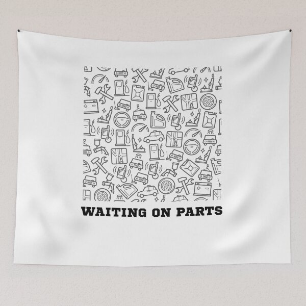 Item preview, waiting on parts car mechanic designed and sold by sydney-syder.