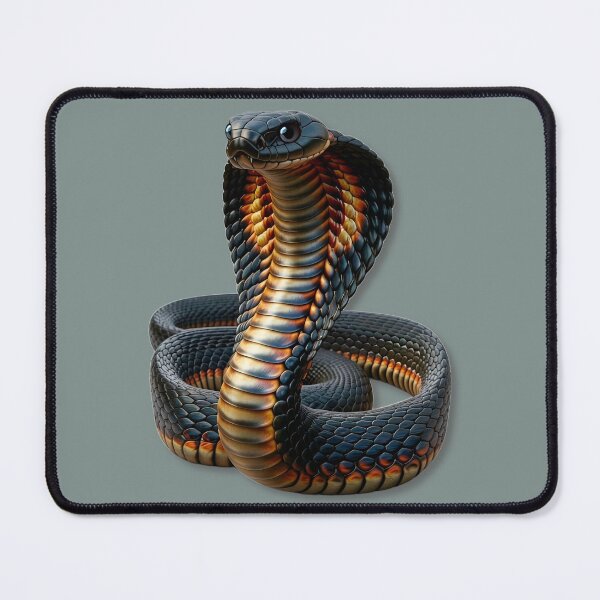 Item preview, Portrait of beautiful poisonous cobra, transparent background designed and sold by orthodox-icon.