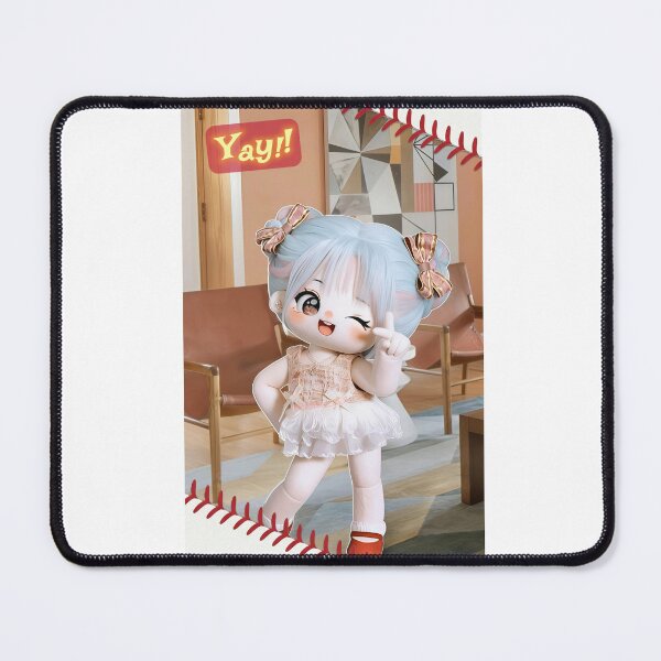 Item preview, Cute Cotton Doll - Retro Red checkered designed and sold by Nicole_83.