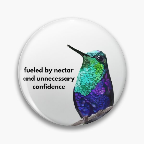 Item preview, confident hummingbird  designed and sold by Obstinate Birds.