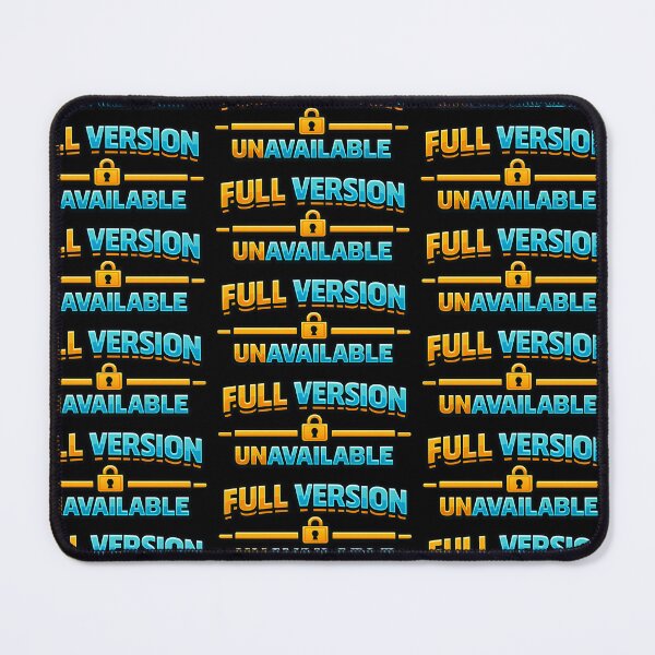 Item preview, Full Version Unavailable Funny Gaming Quote designed and sold by TeeTimeTreasure.