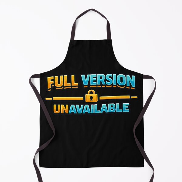Item preview, Full Version Unavailable Funny Gaming Quote designed and sold by TeeTimeTreasure.