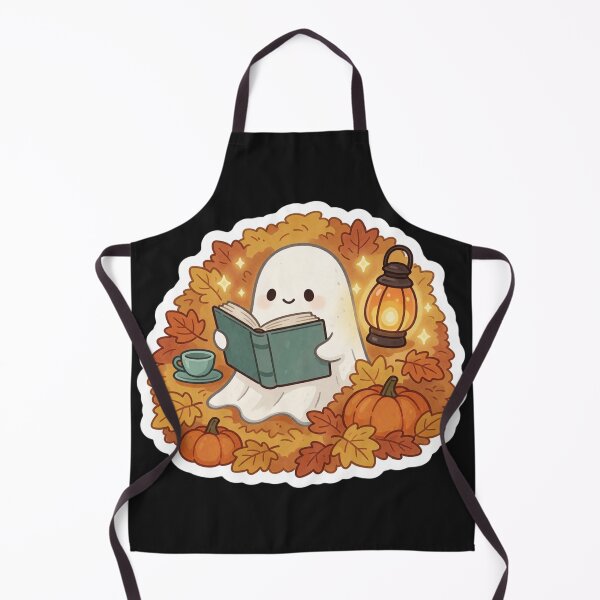 Item preview, Reading Ghost | Cozy Book Lover Halloween designed and sold by AillustriaAK.