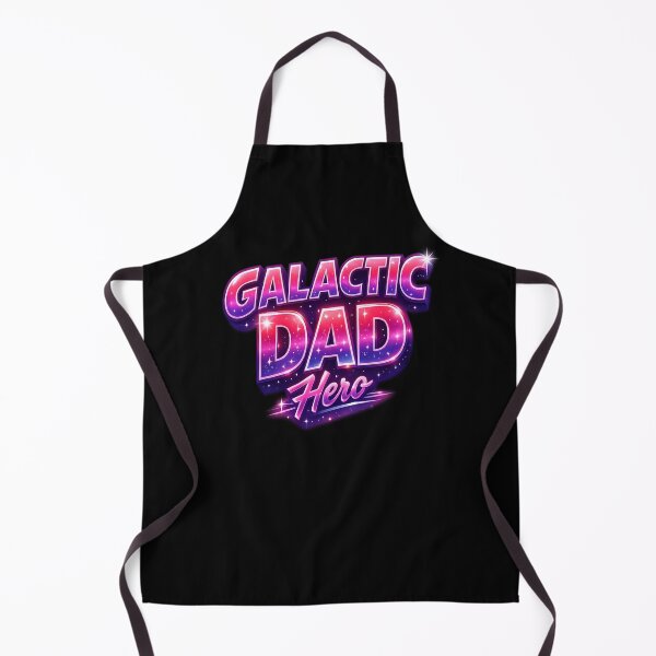 Item preview, Galactic Dad Hero Neon Space Typography - Father's Day Gift designed and sold by myforestfog.