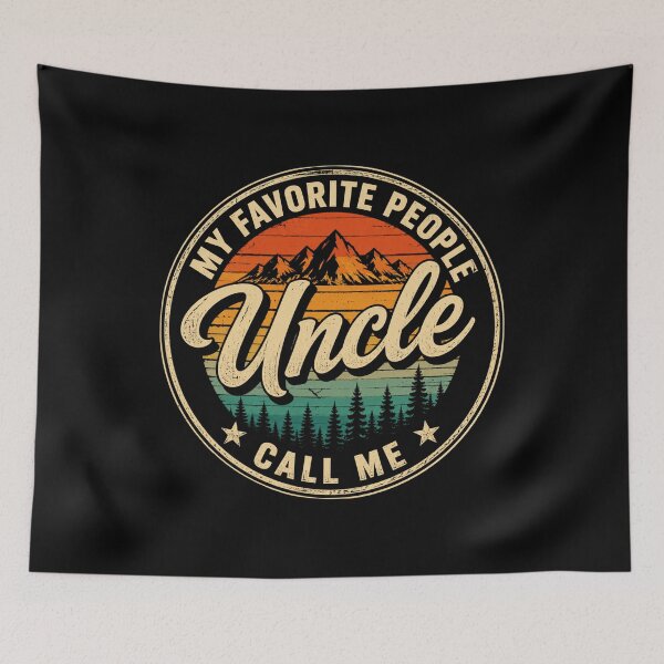 Item preview, My Favorite People Uncle Call Me Family Gift Outdoor Mountain Adventure designed and sold by FormalDehyena.