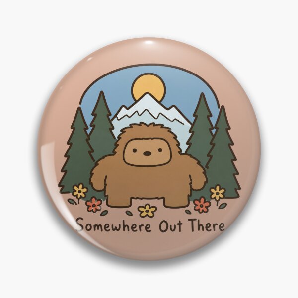 Item preview, Somewhere Out There Kawaii Bigfoot Mountain Adventure designed and sold by bosamji.