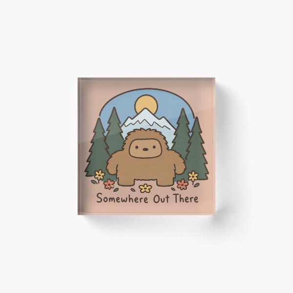 Item preview, Somewhere Out There Kawaii Bigfoot Mountain Adventure designed and sold by bosamji.