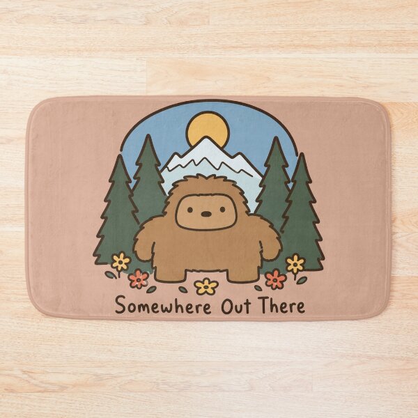 Item preview, Somewhere Out There Kawaii Bigfoot Mountain Adventure designed and sold by bosamji.