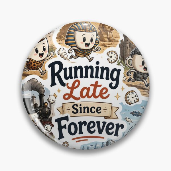 Item preview, Running Late Since Forever Time Traveler Coffee designed and sold by CuteRage.