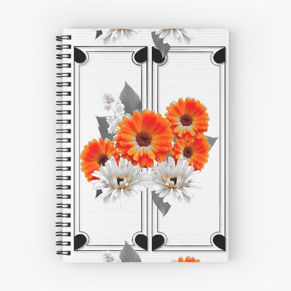 Item preview, Red-Orange Pop Flower Art designed and sold by Dahneray1.