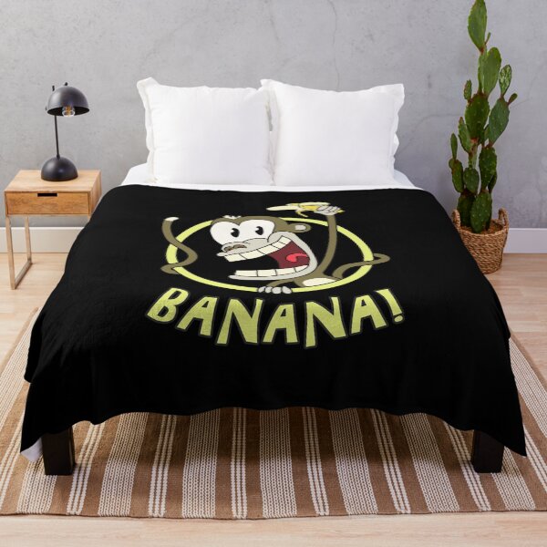 Item preview, Happy Cartoon Monkey Banana Lover Design designed and sold by marke770.
