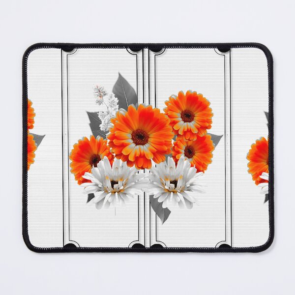 Item preview, Red-Orange Pop Flower Art designed and sold by Dahneray1.