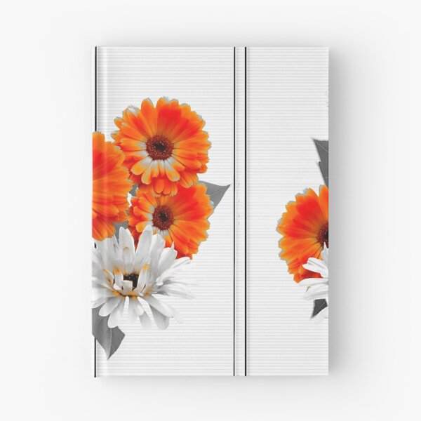 Item preview, Red-Orange Pop Flower Art designed and sold by Dahneray1.