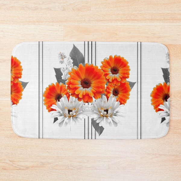 Item preview, Red-Orange Pop Flower Art designed and sold by Dahneray1.