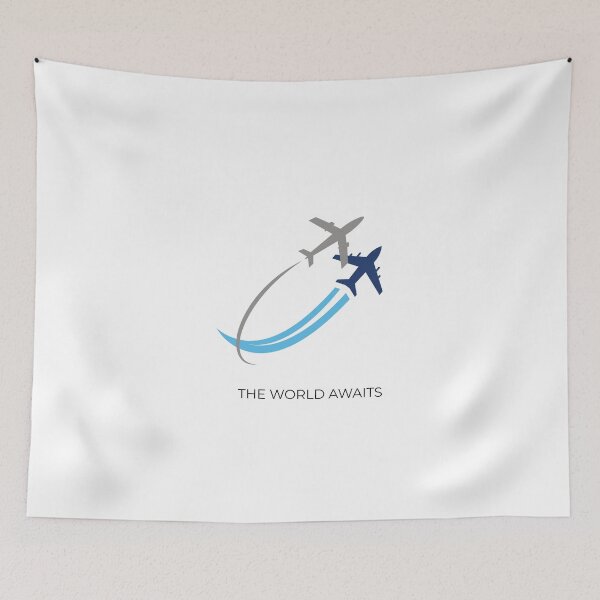 Item preview, The World Awaits - Aviation Travel Design designed and sold by onubi.