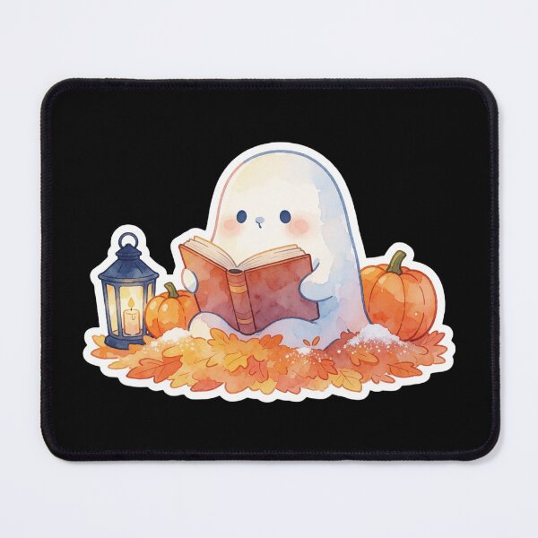 Item preview, Reading Ghost | Cozy Book Lover Halloween designed and sold by AillustriaAK.