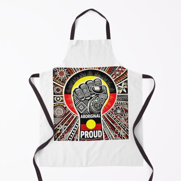 Item preview, Indigenous Pride & Power – Aboriginal Flag Raised Fist Art ! Aboriginal Proud – Strong Raised Fist Indigenous Art ! First Nations Strength – Aboriginal Pride Culture and Power designed and sold by Ulikedigital14.