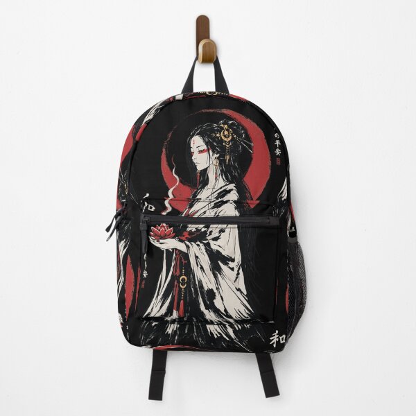 Item preview, Zen Lotus Maiden | Japanese Harmony and Serenity Art designed and sold by MonNoir.