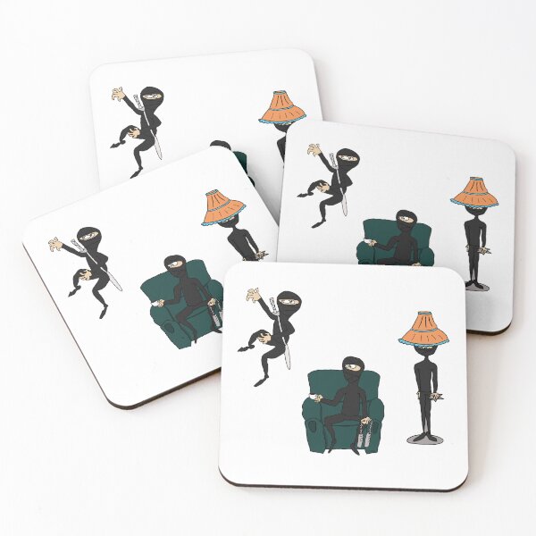 Item preview, Funny Ninja Sticker Pack | Absurd Interior Stealthe Meme Art designed and sold by MyxaART.