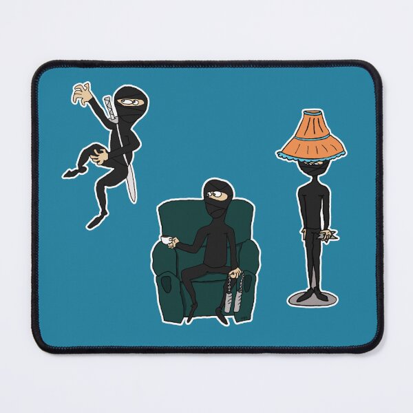 Item preview, Funny Ninja Sticker Pack | Absurd Interior Stealthe Meme Art designed and sold by MyxaART.