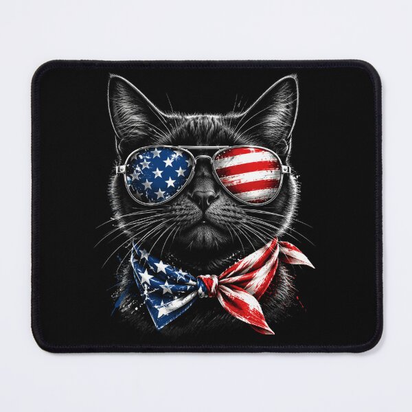 Item preview, American Patriotic Cat USA Flag designed and sold by FormalDehyena.