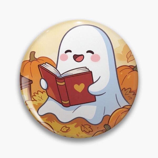 Item preview, Reading Ghost | Cozy Book Lover Halloween designed and sold by AillustriaAK.