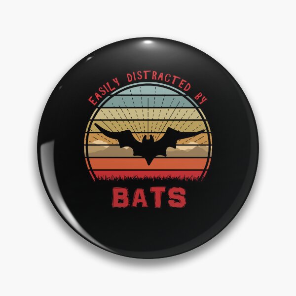 Item preview, Easily Distracted By Bats Retro Sunset Design designed and sold by marke770.