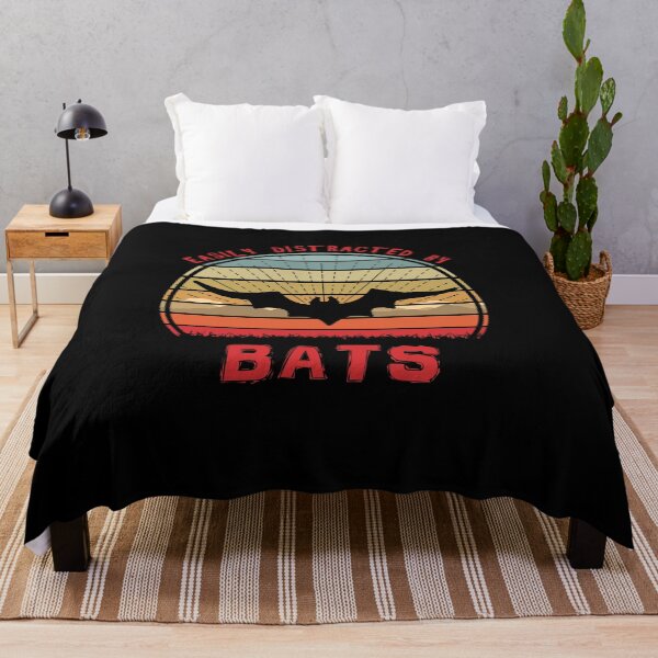Item preview, Easily Distracted By Bats Retro Sunset Design designed and sold by marke770.