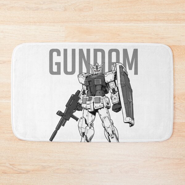 Item preview, black white RX 78 2 Gundam Amuro Rai vector artwork illustration designed and sold by sabartgunpla.
