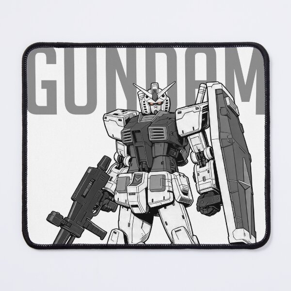 Item preview, black white RX 78 2 Gundam Amuro Rai vector artwork illustration designed and sold by sabartgunpla.