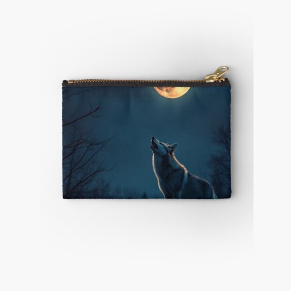 Item preview, Wolf howling moon designed and sold by Black Rose Products .
