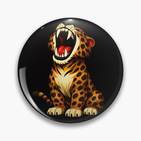 Item preview, Roaring Leopard Cub – Cute Big Cat Illustration designed and sold by ROARSOME DESiGNS.