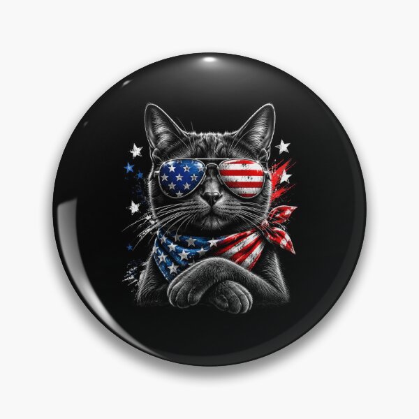 Item preview, Patriotic American Cat Lover designed and sold by FormalDehyena.
