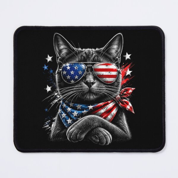 Item preview, Patriotic American Cat Lover designed and sold by FormalDehyena.