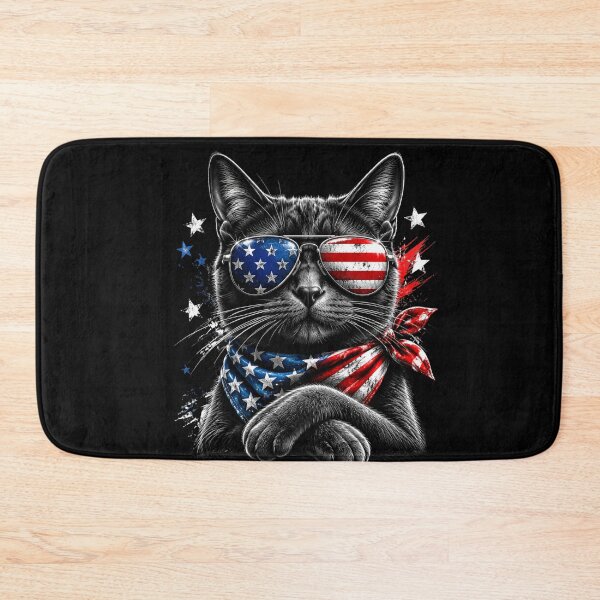 Item preview, Patriotic American Cat Lover designed and sold by FormalDehyena.