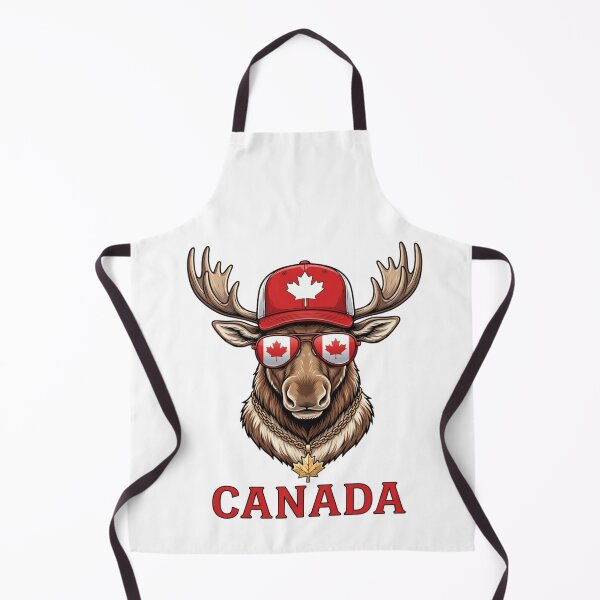Item preview, Canada Day Moose Retro Funny Canadian designed and sold by Thread&Fable.