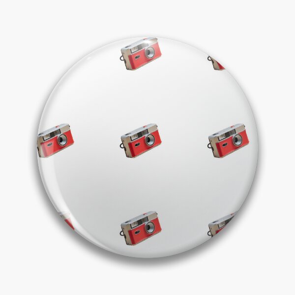 Item preview, Retro Red Camera Pattern - Vintage Film Camera Print designed and sold by PabloRealePH.
