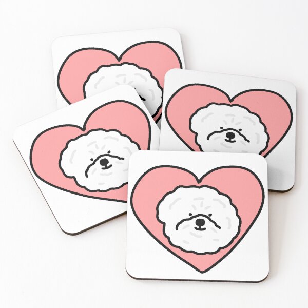Item preview, Bichon Heart  designed and sold by TwinkleFrogs.