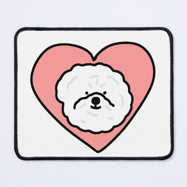 Item preview, Bichon Heart designed and sold by TwinkleFrogs.