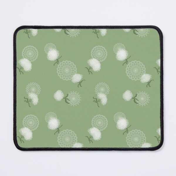 Item preview, Fluffy Queen Anne's Lace on Sage Green designed and sold by JaygiesDesign.