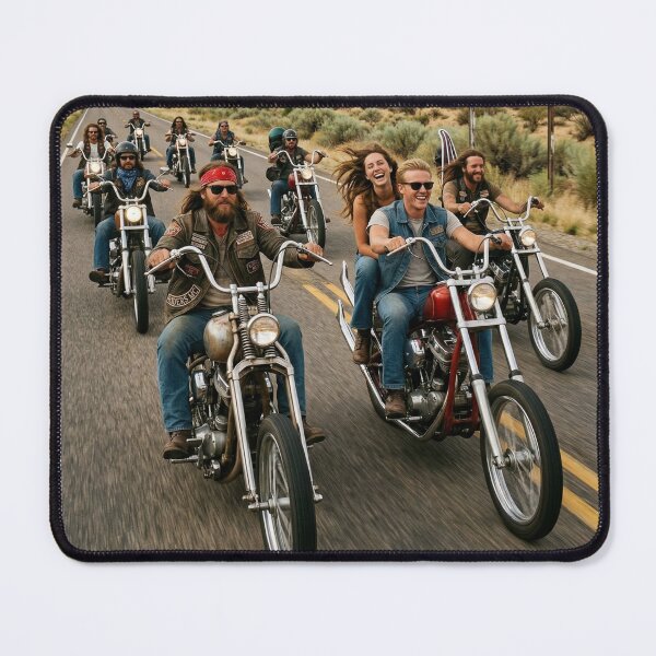 Item preview, BIKERS ON THE ROAD NEW MEXICO 1969 designed and sold by VERYOLDROAD BY AXTON BROWNING .