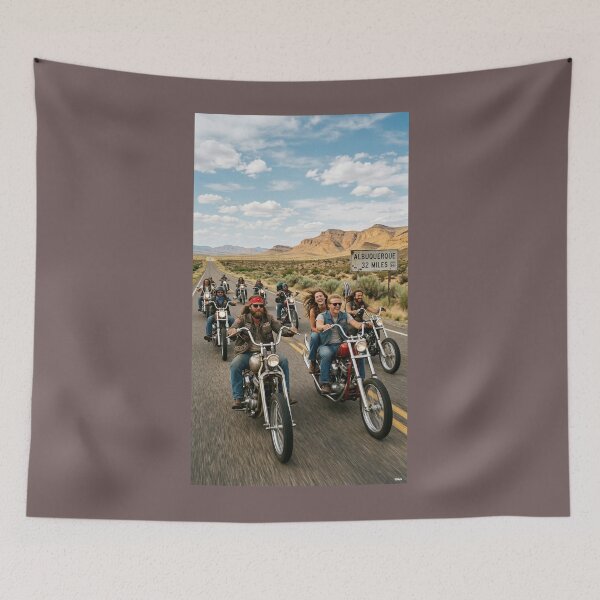 Item preview, BIKERS ON THE ROAD NEW MEXICO 1969 designed and sold by VERYOLDROAD BY AXTON BROWNING .