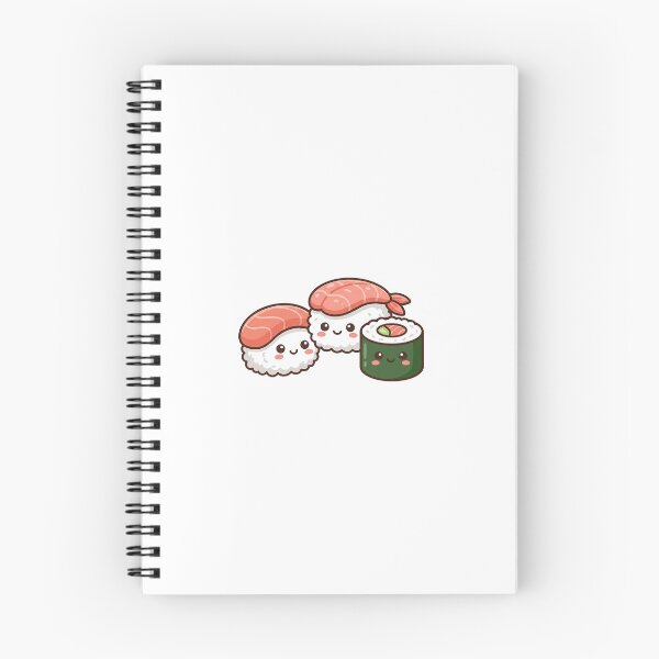 Item preview, Cute Kawaii Sushi Friends Salmon Nigiri Maki Roll Japanese Food Design designed and sold by ASfindsStore.